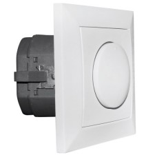 Διακόπτης Dimmer LED Triac Universal 230V 1.3A Περιστροφικός Λευκός 15-100